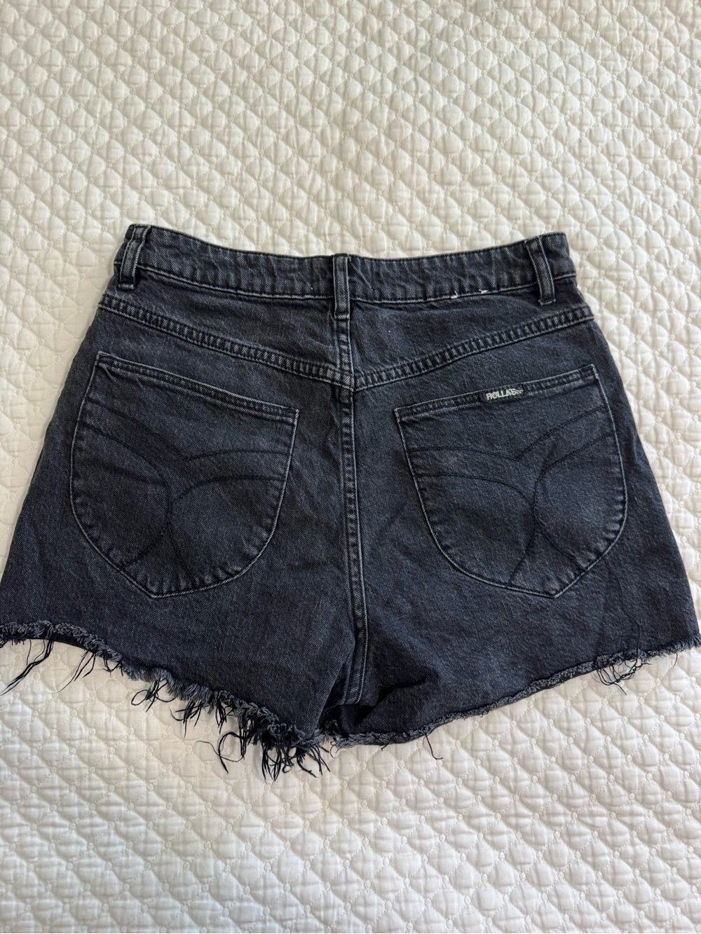 Rolla’s high-rise button fly shorts